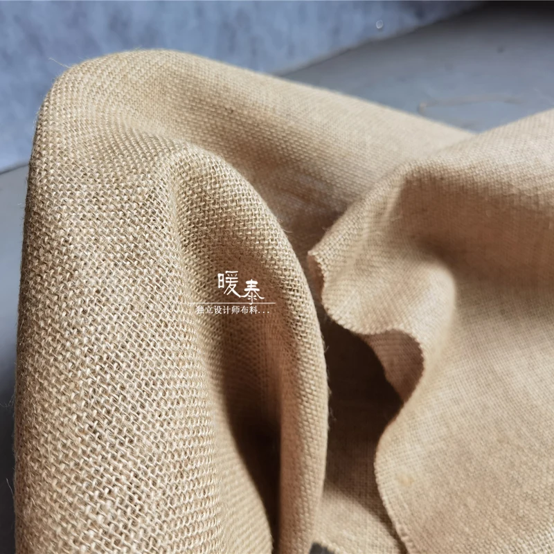 Coarse Linen Fabric for Diy Sewing Design Material Pants Dress Breathable Design Creative Style Fashion Cloth Fabrics Material