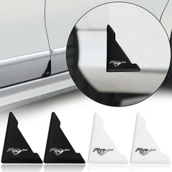 2Pc Car Door Corner Cover Bumper Crash Scratch Protector Sticker For Ford Ranger Focus Kuga Mustang S-MAX Transit Mondeo Fusion