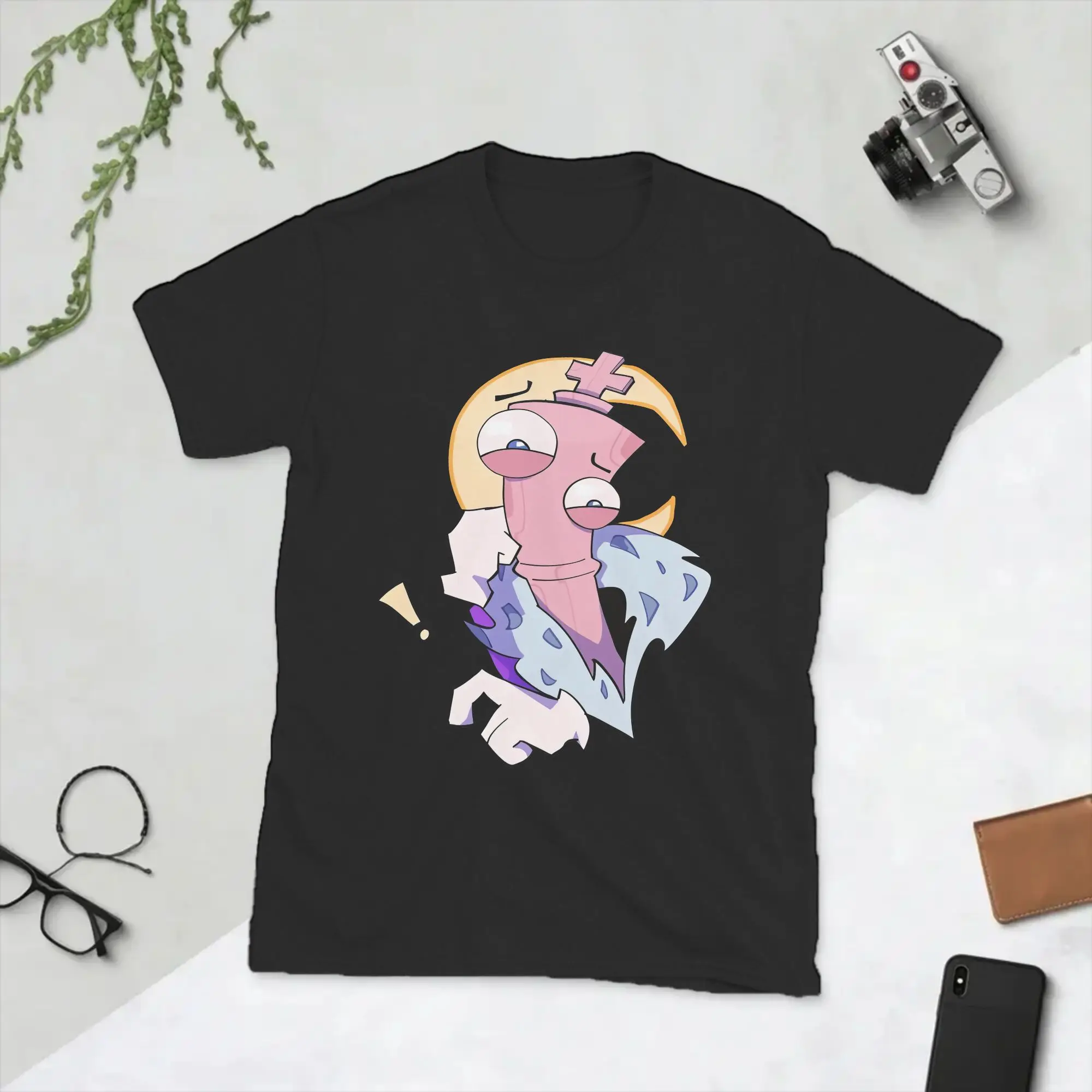 Cartoon Digitals Circus Gangle T Shirt Men's  100% Cotton Humorous T-Shirts Crew Neck  Tees Short Sleeve Clothes Plus Size
