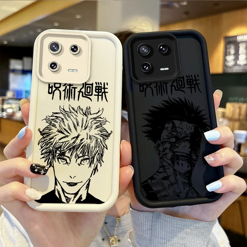 

New Jujutsu Kaisen Anime TPU Phone Case for XiaoMi 14 13 12 11T Pro 13 12 11 Lite Poco F6 F5 X5 X3 Pro FE Shockproof Matte Cover