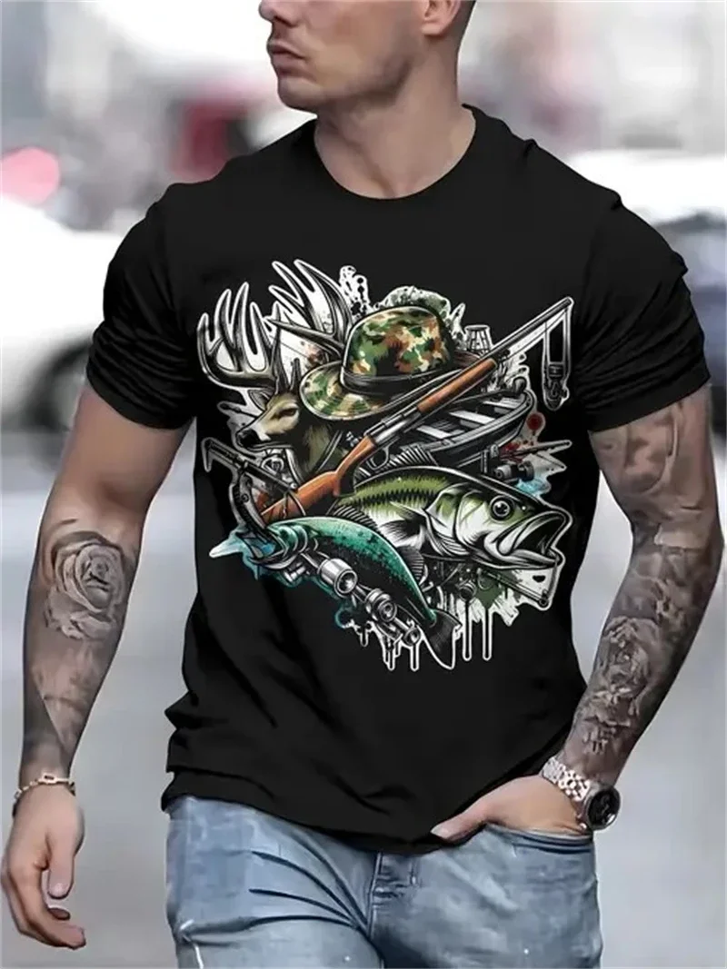 Mens Red Eye Horror Skull Print T Shirt Casual Crew Neck Short Sleeve Gothic Streetwear Tops