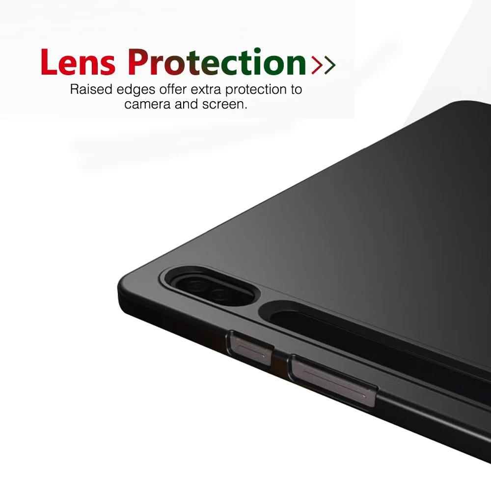 For Samsung Galaxy Tab S7 S8 11 SM-T870 SM-T875 SM-T876B SM-X700 SM-X706 Magnetic Flip Smart Cover Soft Silicone Case