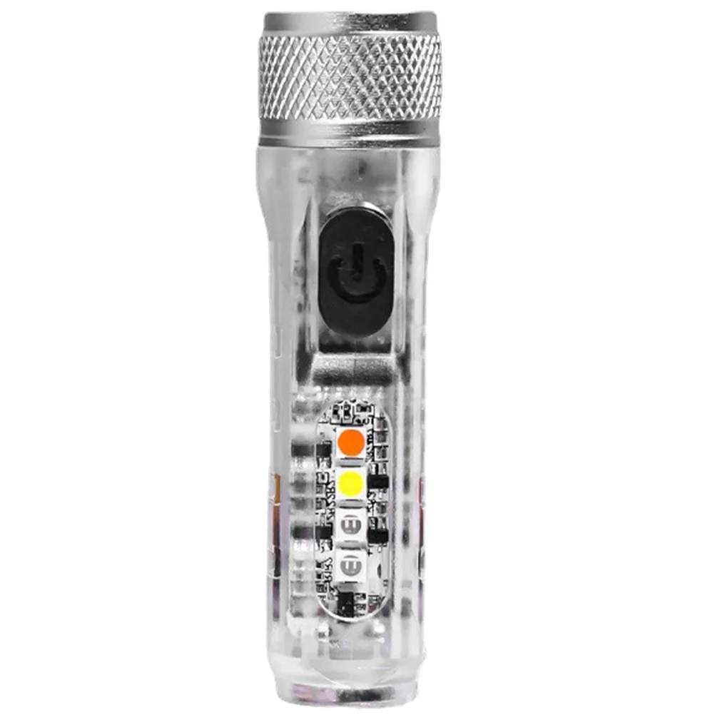 

Keychain Flashlight Rechargeable Adjustable Mini LED Torch Flashlight Portable Small Keyring Light for Camping Outdoor