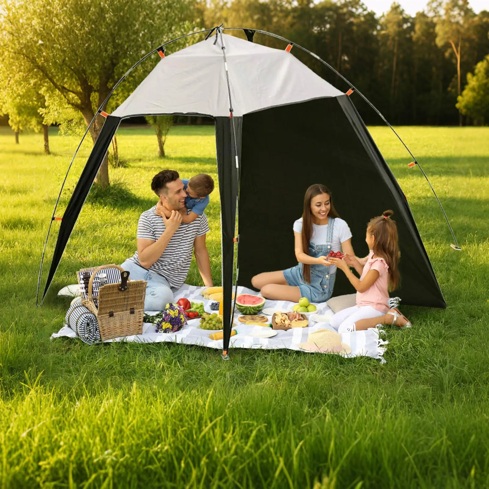 

Canopy Sun Shade Pool Garden Awning Canopy Lightweight Waterproof Portable Tent for Traveling Camping Backpacking Hiking
