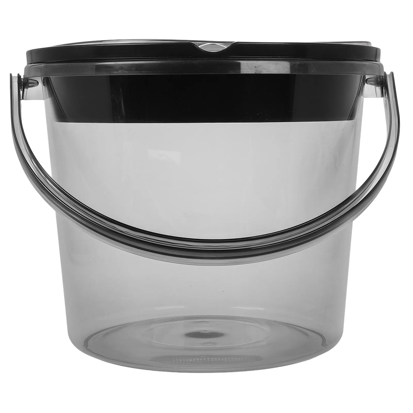 

Tea Dregs Drainage Bucket Light Gray Portable Small Kitchen Trash Can Handheld Compost Bin Countertop Garbage Bin Lid for Tea