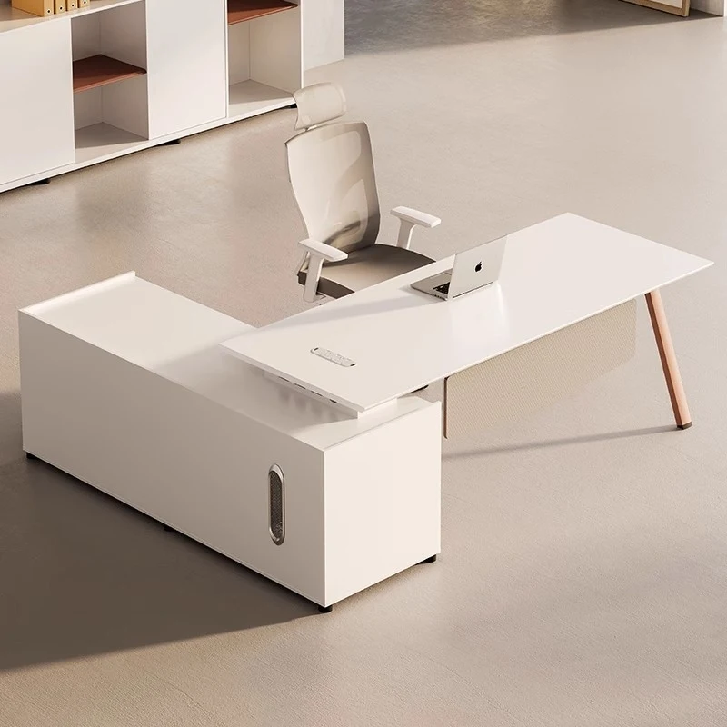 desk, simple modern executive desk, single-person office desk furniture, executive table, manager office desk and chair, su