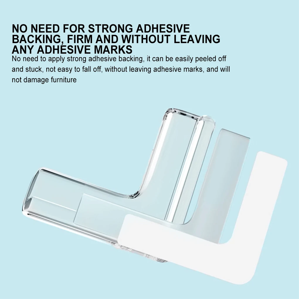 

10 шт. мебели с защитными краями из ПВХ, защита от столкновений, простая установка, изготовлена из ПВХ