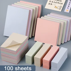 100 Sheets Paper Memo Pad Sticky Notes Bookmark Point Marker Sticker Office School Supplies Notebooks