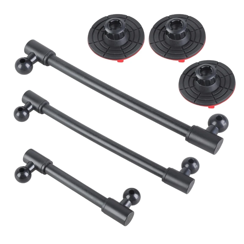 U55B Adjustable Reusable Nonslip Secure Adhesive Car Mount Stand Base for 17mm Ball Socket Devices And Tablets Dashboard Desk