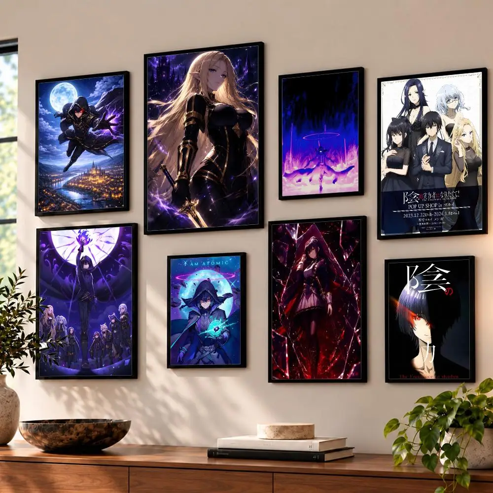 anime The Eminence in Shadow Poster Poster HD Self Adhesive Waterproof Wall Art Print Bedroom Living Room Decor Gift