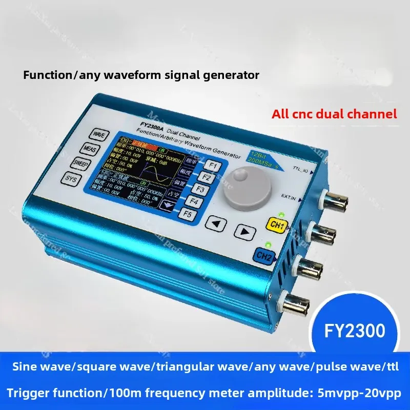 FY6300/FY2300 Dual Channel DDS Function Arbitrary Waveform Signal Generator Signal Source/Frequency Counting