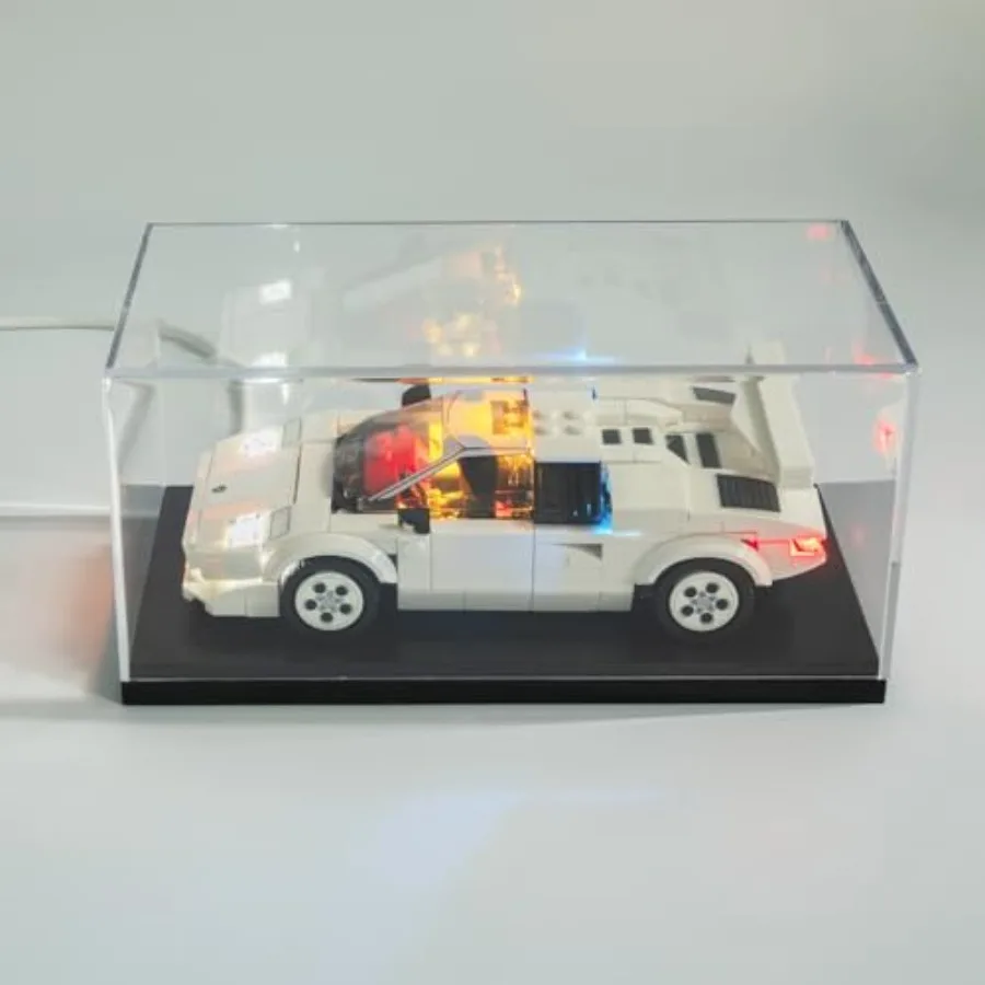 

Wirel LED Light Kit - Car Building Blocks Lighting Set with Transparent Display Box, 1 Set + 15pcs of Random Lights Model Not I