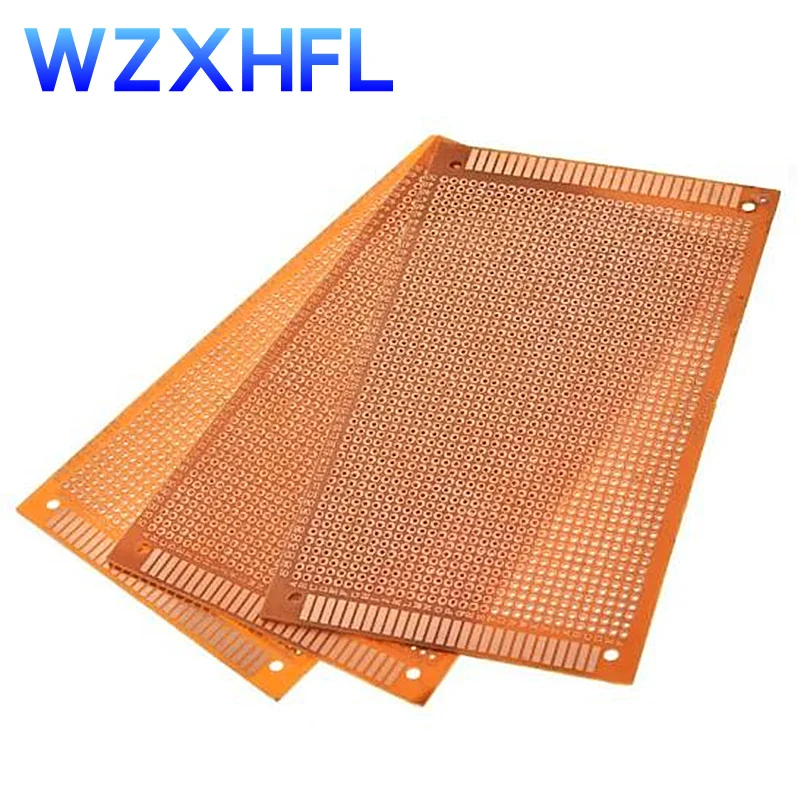 2PCS 9x15 9*15cm Single Side Prototype PCB Universal Board Experimental Bakelite Copper Plate Circuirt Board yellow