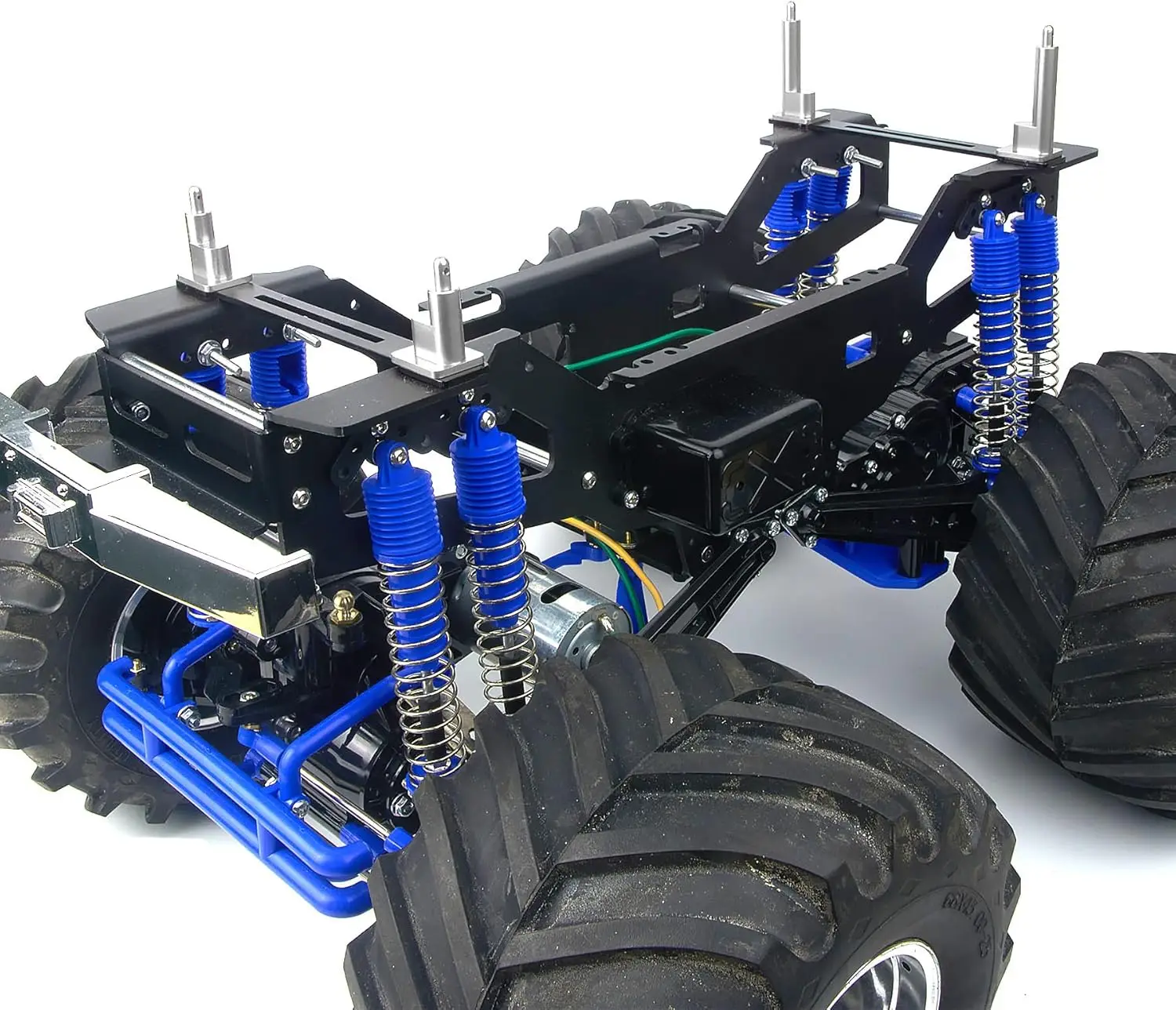 Super ClodBuster – supports de carrosserie en aluminium, fixation de coque de voiture pour voiture Tamiya RC, Super Clod Buster, mises à niveau, pièces de rechange