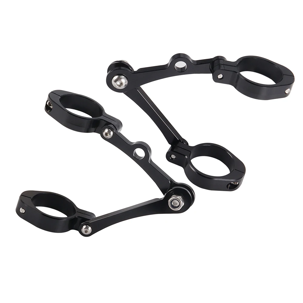 4 Colors Universal Motorcycle Accessories Spotlight Holder CNC Fork Tube Mount Clamp 39mm-41mm Headlight Bracket