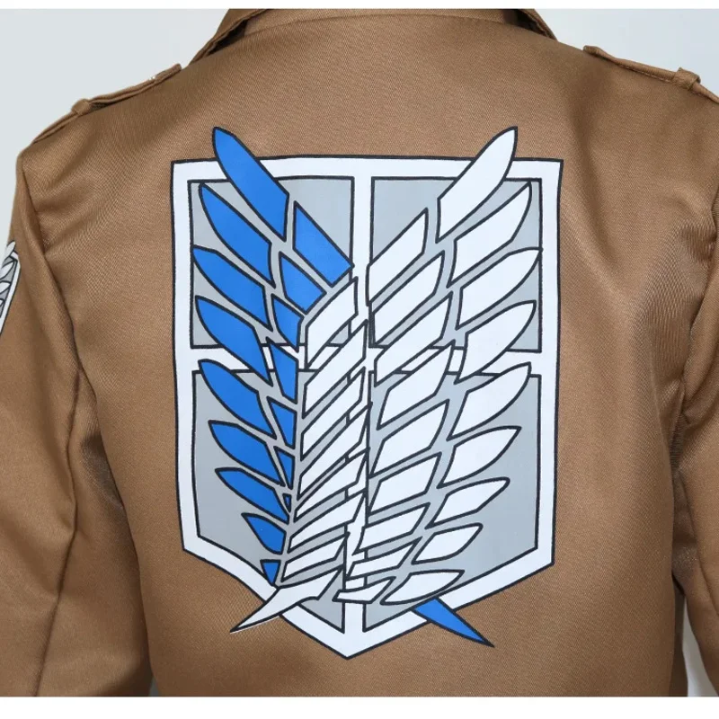 2025 Anime New Attack on Titan Shingeki no Kyojin Mikasa Ackerman Cosplay Costume Shawl Belt Suit Leather Sho☆★ee☆★