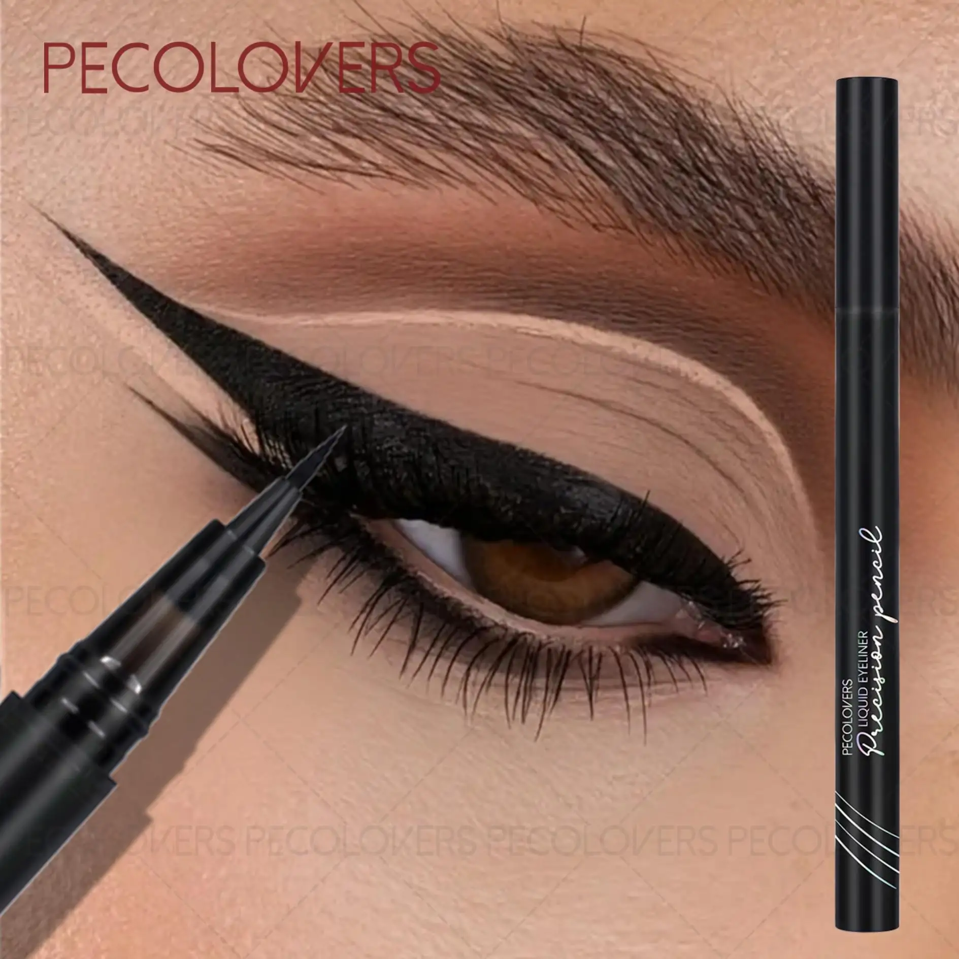 오래 지속되는 리퀴드 아이라이너, 방수, 땀 방지 아이라이너, 자연스러운 메이크업 효과