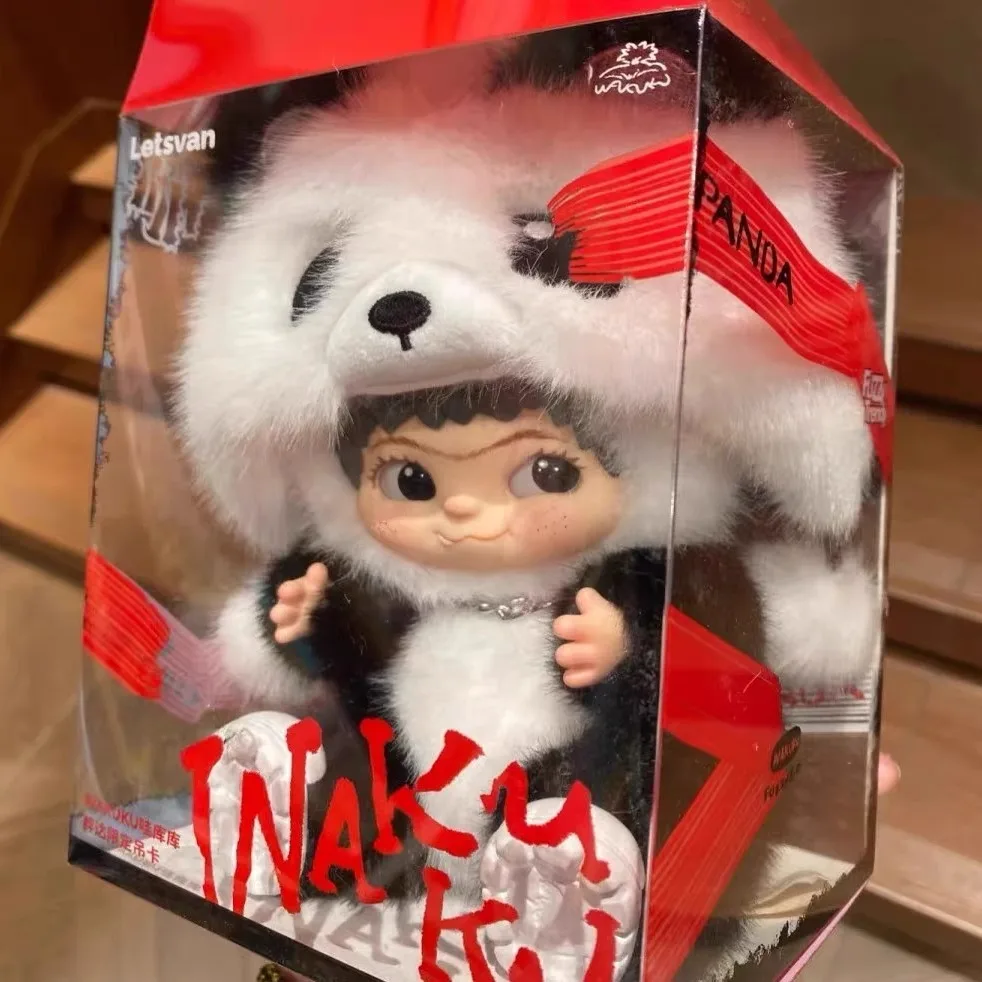 

15cm In Stock Genuine Wakuku Panda Limited Edition Figure Star Style Cute Panda Action Figurebag Pendant Ornament Birthday Gift