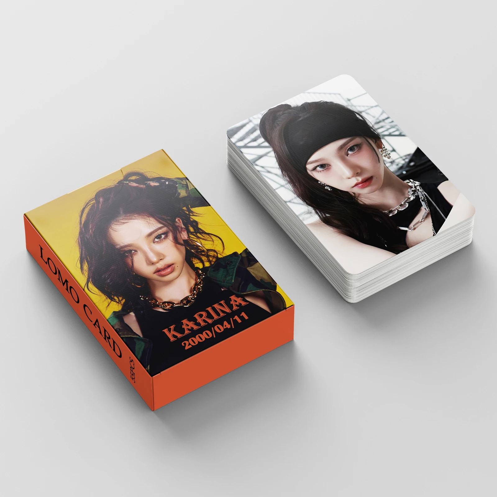 55Pcs/Set KPOP WINTER KARINA HD Photocards New Album Whiplash Double Sides LOMO Cards INS Style Non Repeating Postcard Fans Gift