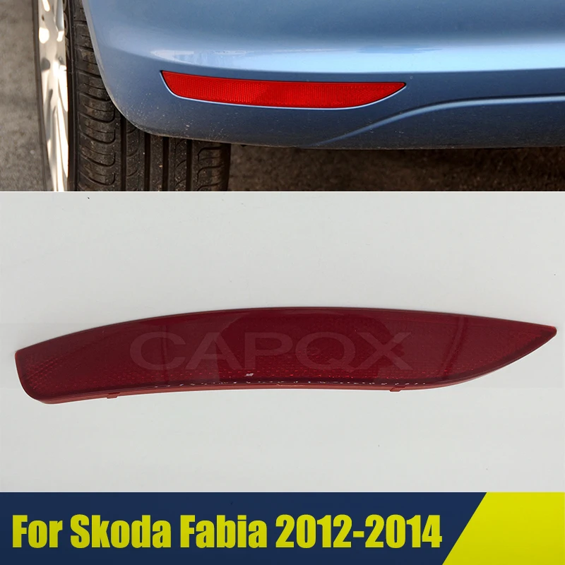 Rear Bumper Fog Light Brake Light Fog Lamp For Skoda Fabia 2012-2014 Spirior Light Warning Lamp Foglight