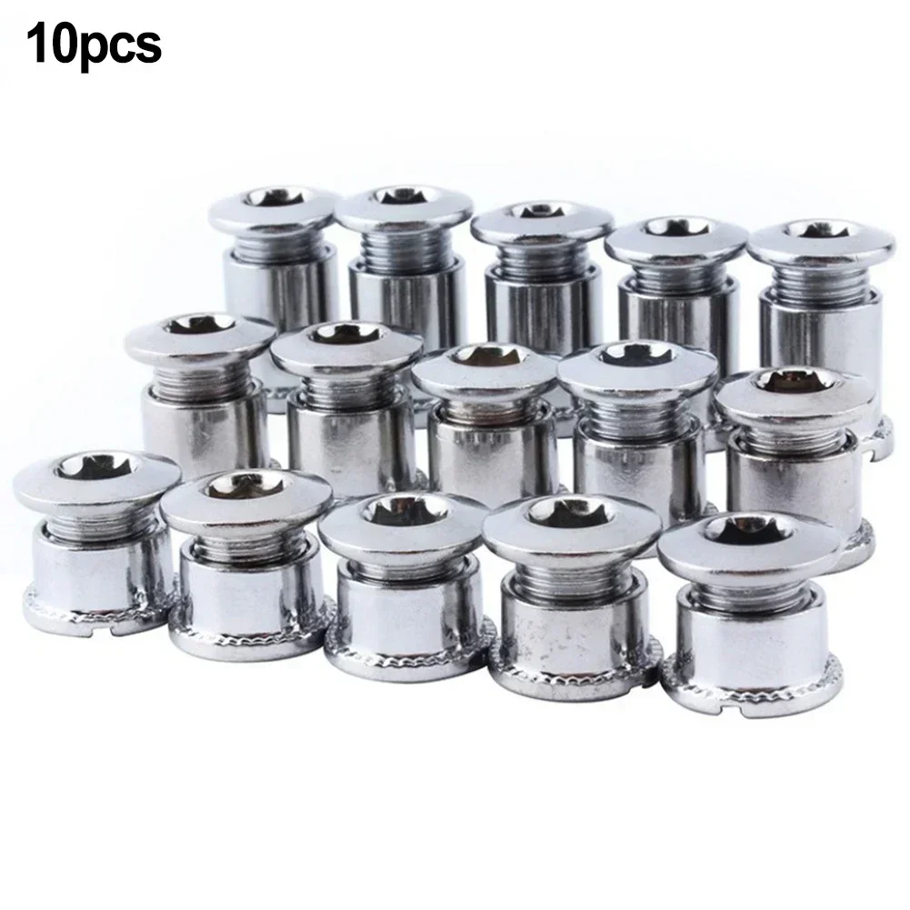 AliExpress SPORTARC 10Pcs Bike Crankset Bolts Crank Single Double Triple Bolts Bicyle Steel Chainring Screws Chainwheel