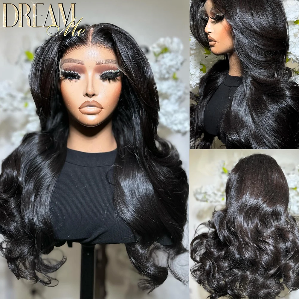 

SKINLIKE HD Lace Wig Body Wave Melt Skin Lace Pre Plucked Raw Human Hair 13X4 13X6 Lace Closure Frontal Wig 6X6 HD Closure Wig