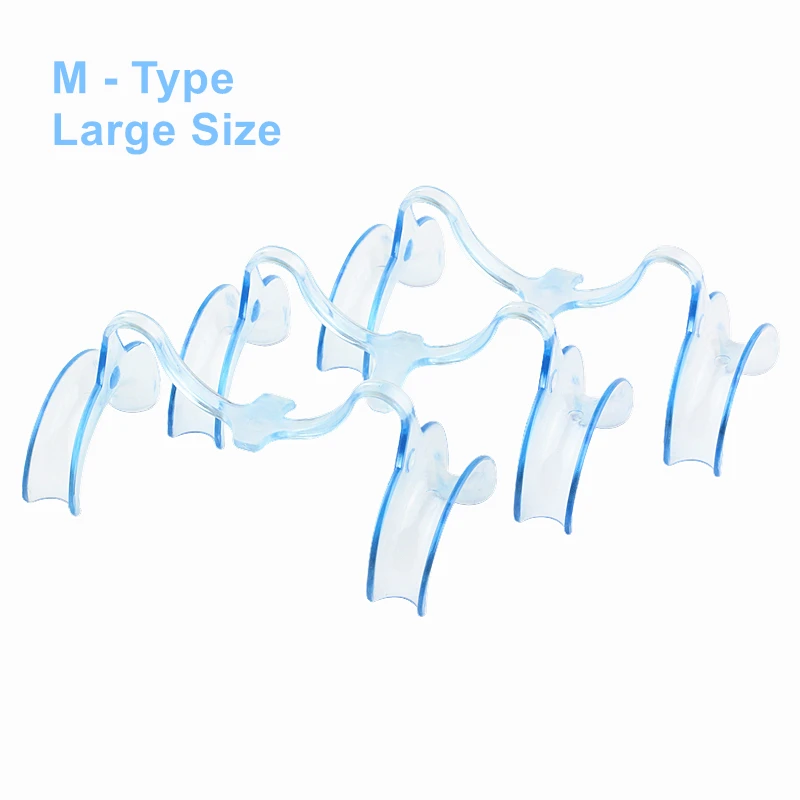 

3 Pcs Dental Mouth Opener Props M Shape Blue Small Gag Intraoral Cheek Lip Retractor Spreader Oral Care Dentistry Supplies