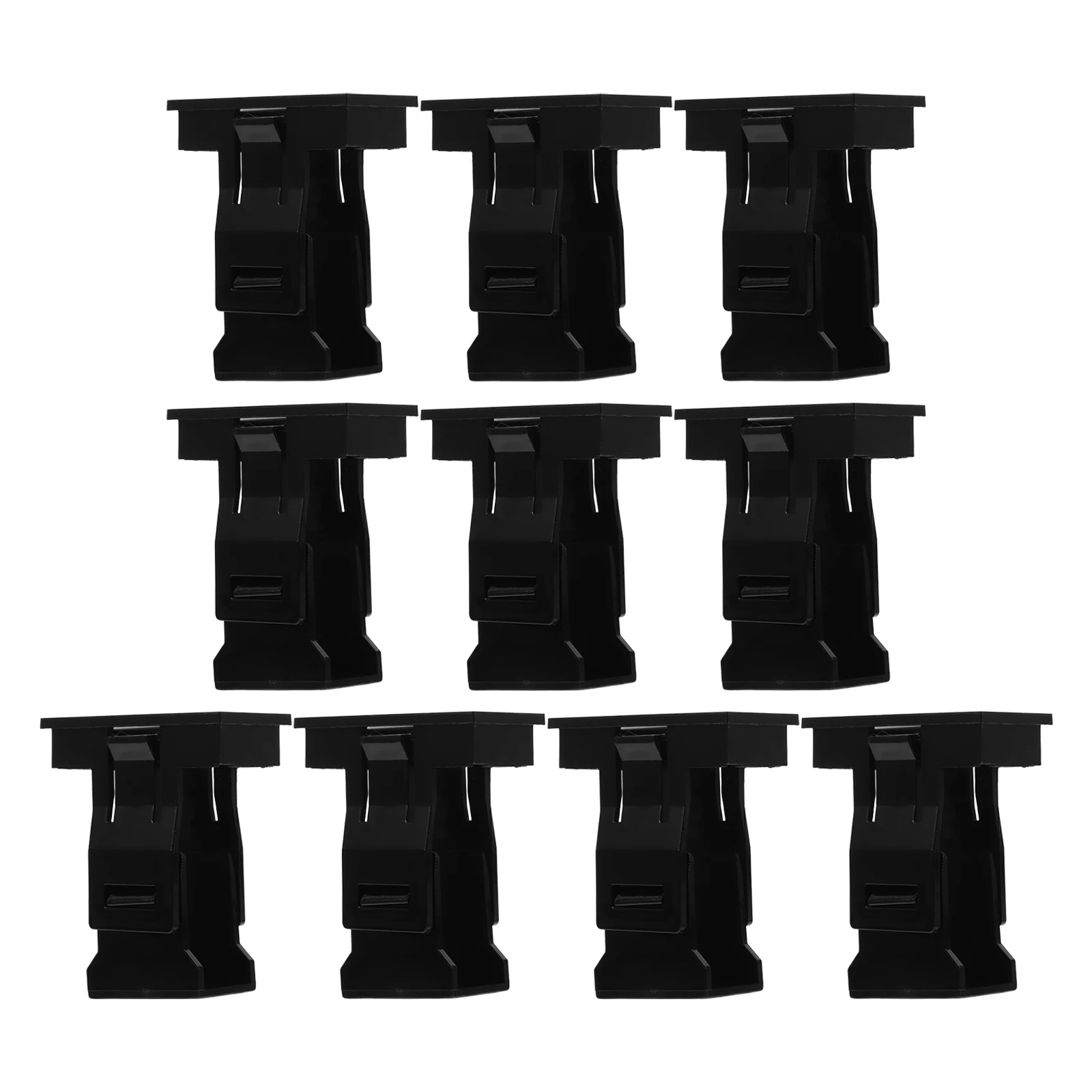 

10Pcs Circuit Breaker Holder Plastic Concealed Mount Bracket Secure Installation Small Breaker Fixed Bracket for Home Office