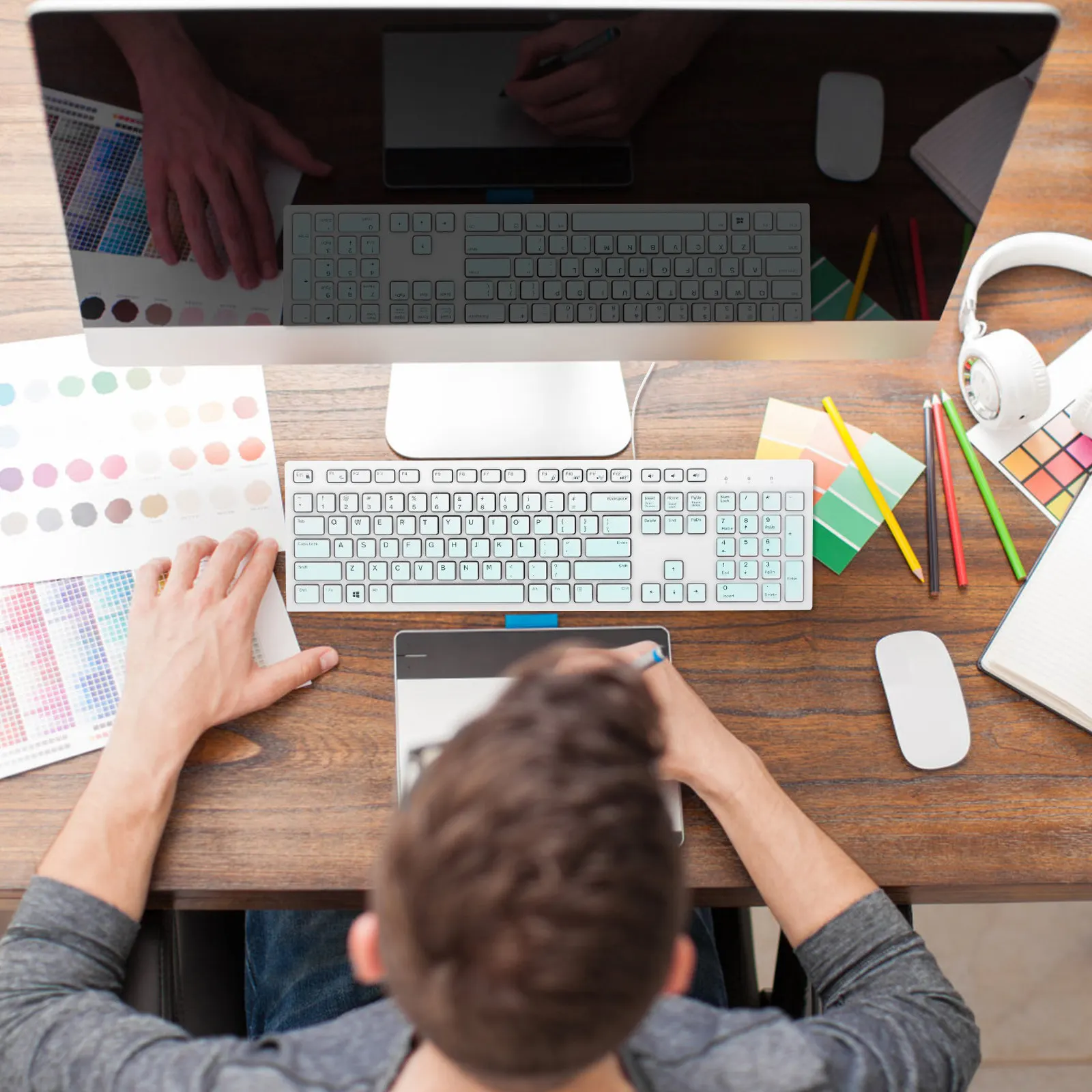 

Защитный чехол для клавиатуры, 1 шт., силиконовый, ультратонкий, водонепроницаемый, пылезащитный, для настольного компьютера Kb216 Km636 Optiplex