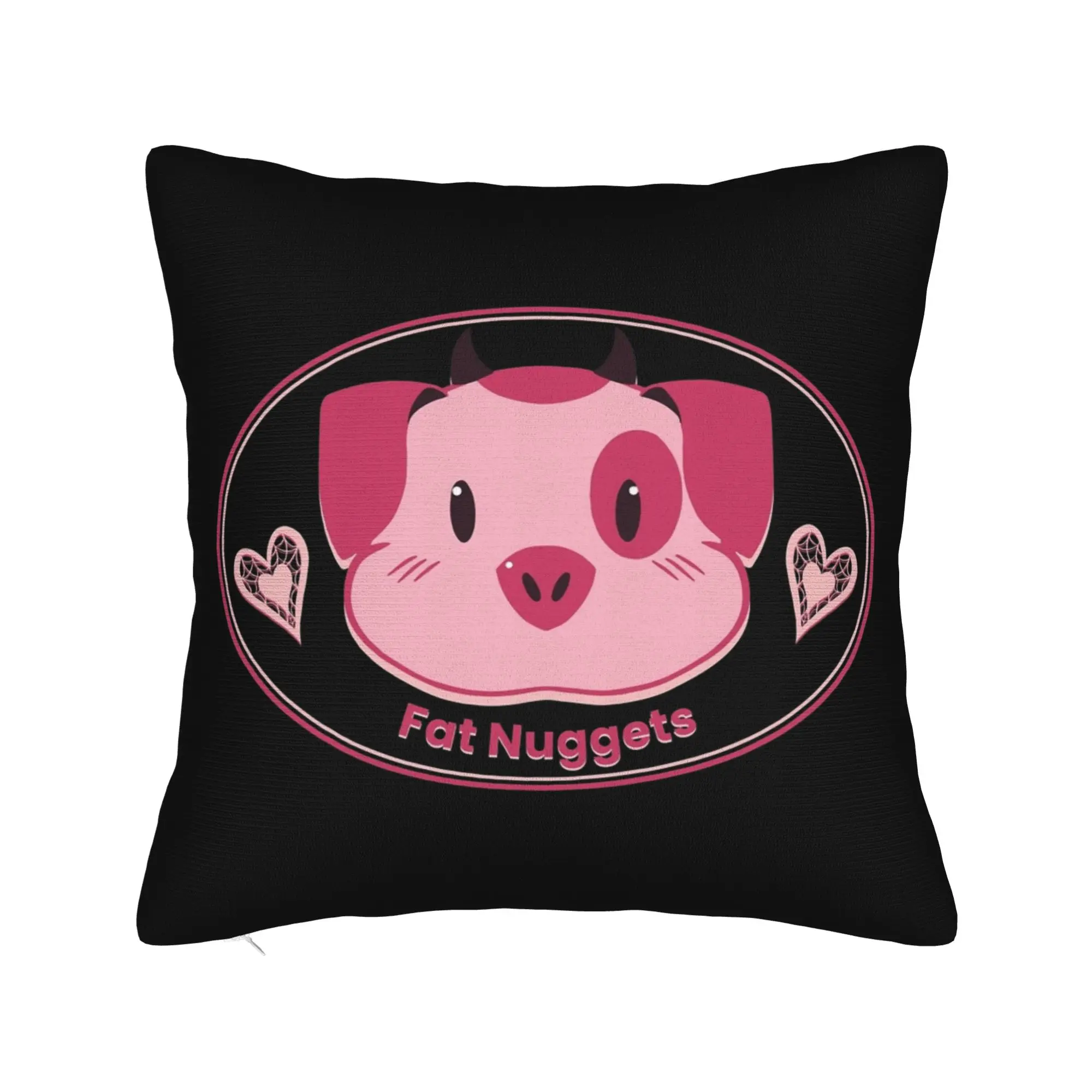 Hazbined Hoteled Fat Nuggets Angels Dusts Pillowcase Printed Cushion Cover Decorative  Throw Pillow Case Cover Home Square
