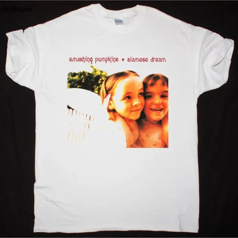 THE SMASHING PUMPKINS SIAMESE DREAM WHITE T SHIRT ZWAN BILLY CORGAN PIXIES BUSH Men Print Cotton O Neck T-Shirts Top Tee