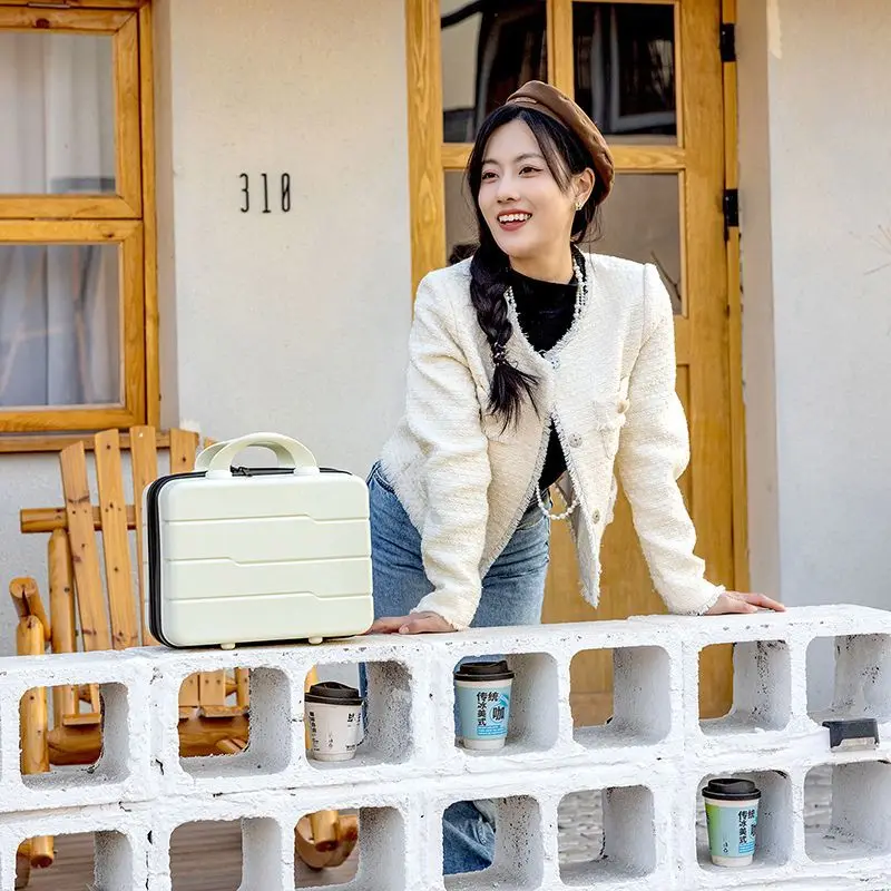 Suitcase Luggage for Women Travel Carry-on Mini Organizer Case Lightweight Portable Carrying Case Fashionable Boarding Bag