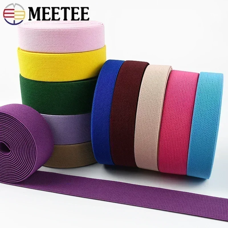 1/3/5/10M Meetee 38mm Elastic Band Pants Waistband Sewing Rubber Ribbon Belt Underwear Stretch Webbing DIY Garment Accessory - Image 5