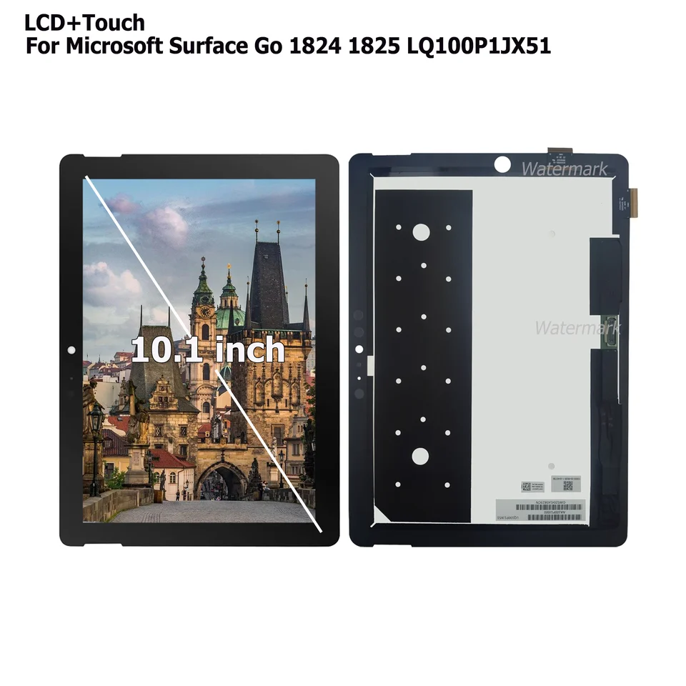 Pantalla LCD de 10.1" para Microsoft Surface Go 1824 1825 LQ100P1JX51, ensamblaje completo de pantalla táctil de vidrio, reparación 2