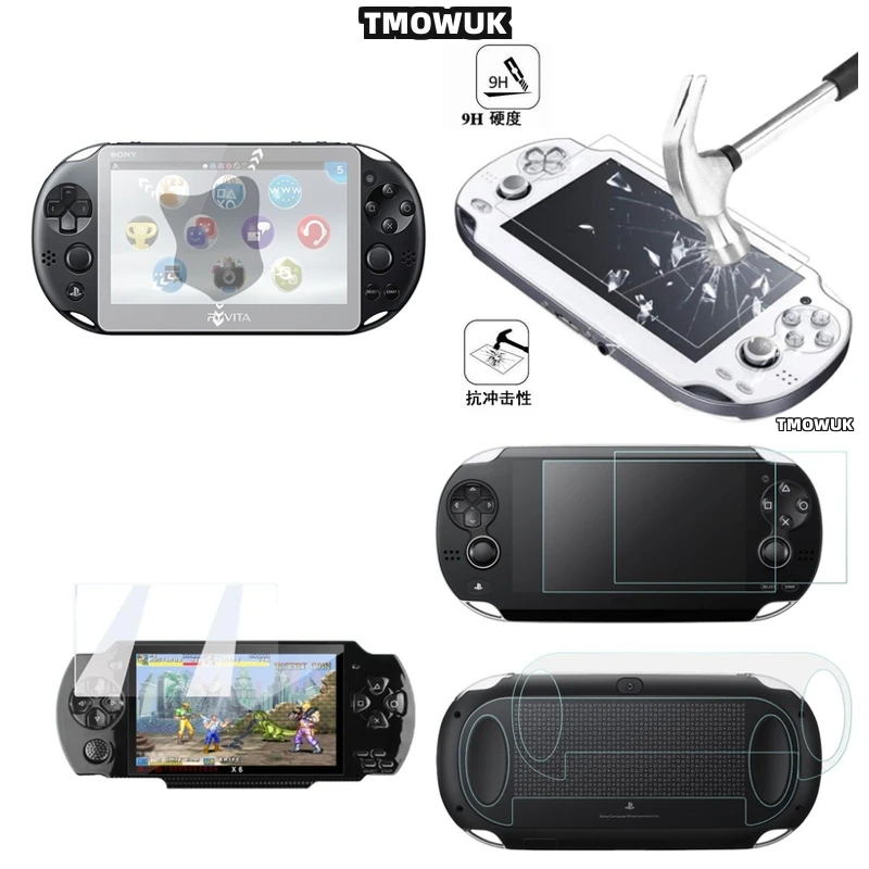 

For Sony PS Vita PSV 1000 2000 PSV1000 PSV2000 Premium Tempered Glass PET Film Game Screen Cover