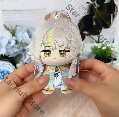 原神インパクト-ジバイぬいぐるみ-小さな座り人形ペンダント-バックパック飾り-吊り下げドロップ-コスプレ-同僚へのギフト-アニメ