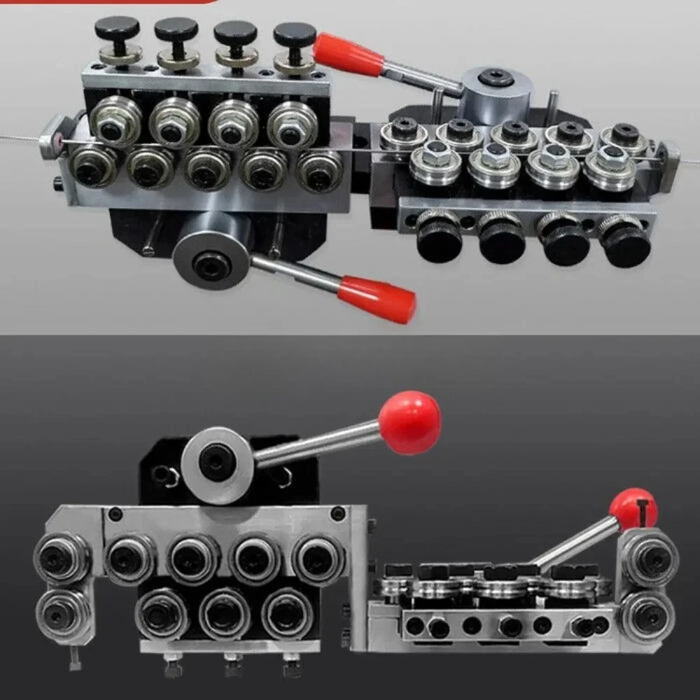 Steel Wire Straightener Metal Wire Straightening Machine with 10pcs Straighten Wheels