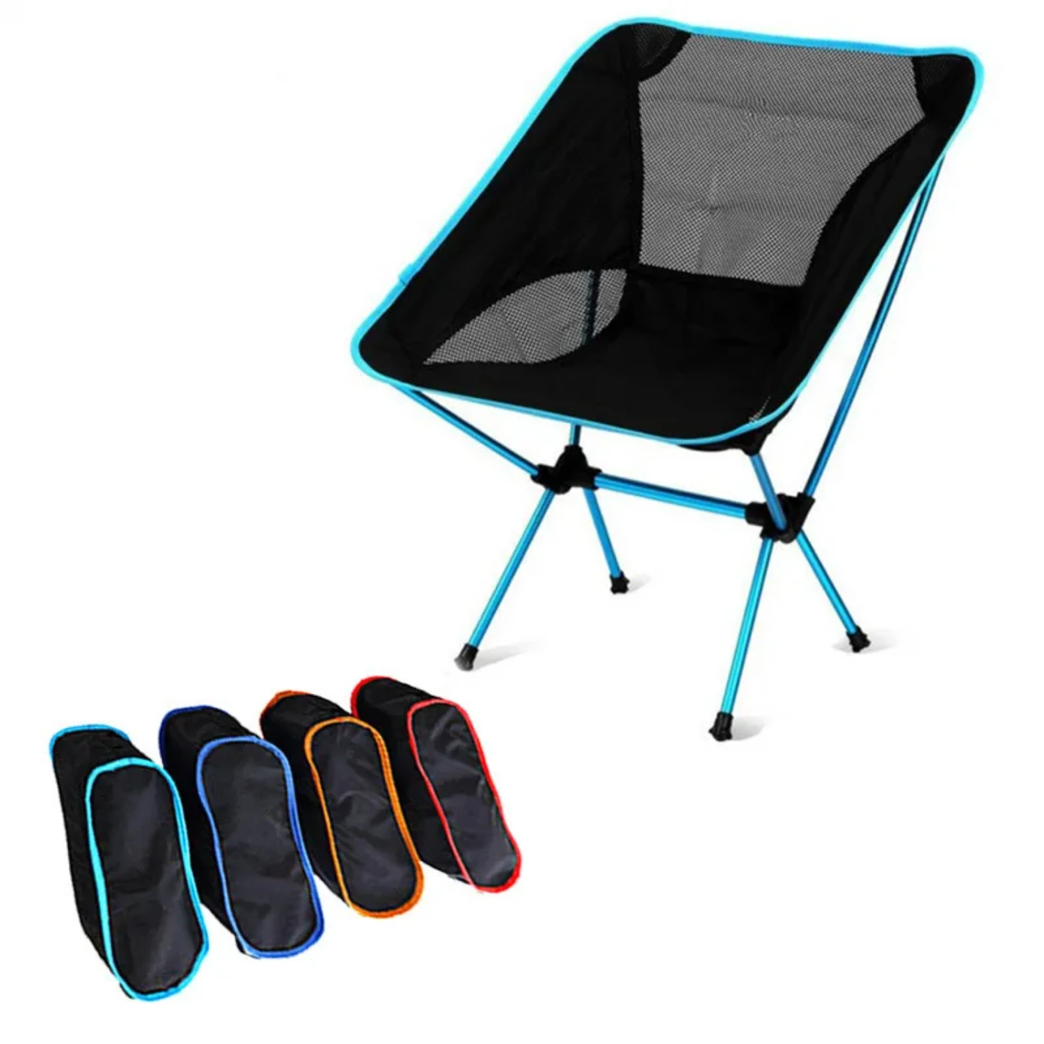 

New Lightweight Compact Folding Camping Backpack Chairs, Portable Foldable Chair Outdoor, Beach, Fishing, Hiking, Picnic, Trave