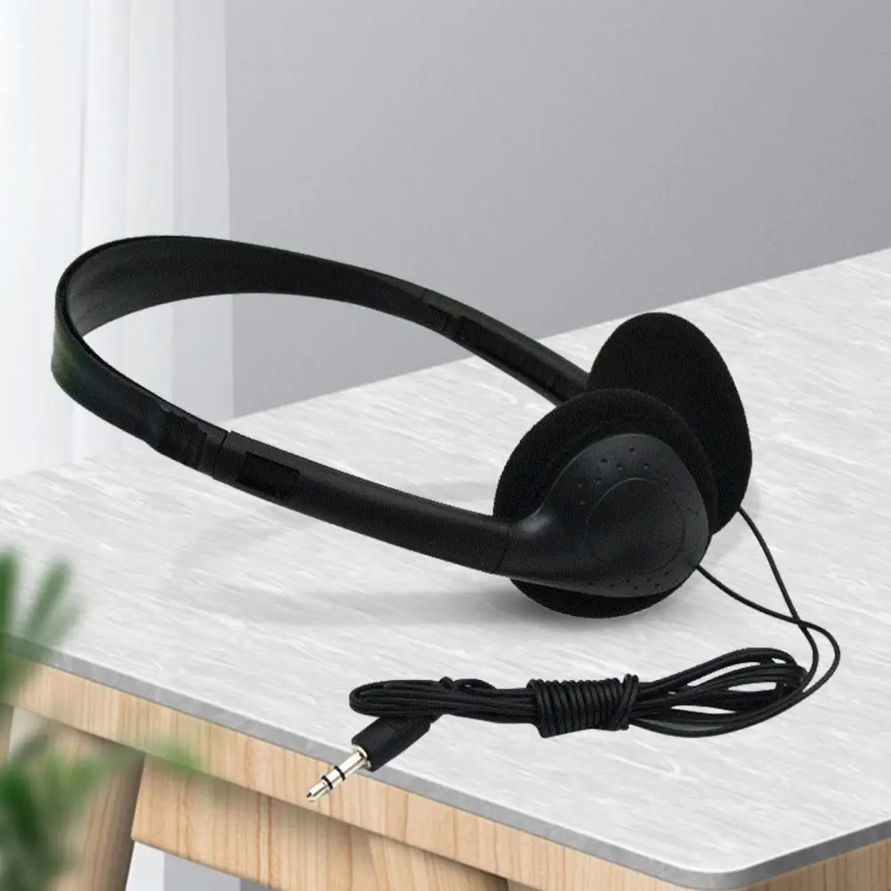 Comfortable Wearing Noise Reduction ABS Portable Headphone Wired Headset Earbud Stereo 3.5mm Clear Gaming for Gamer