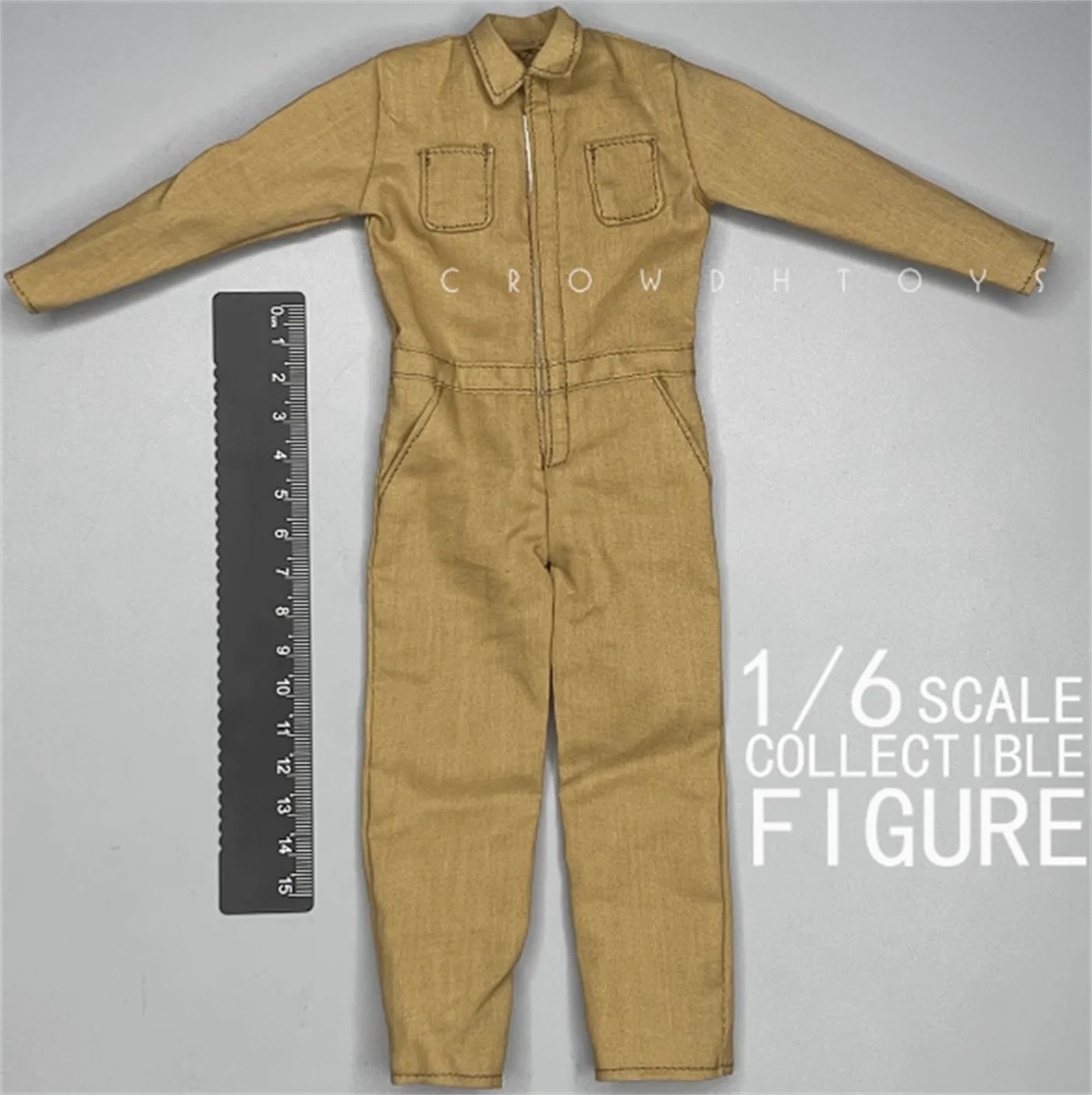 1/6 bodysuit CROWDHTOYS Trendy jumpsuit workwear Clothes  for 12'' Man Soldier figure Normal  Model  Customize Toys