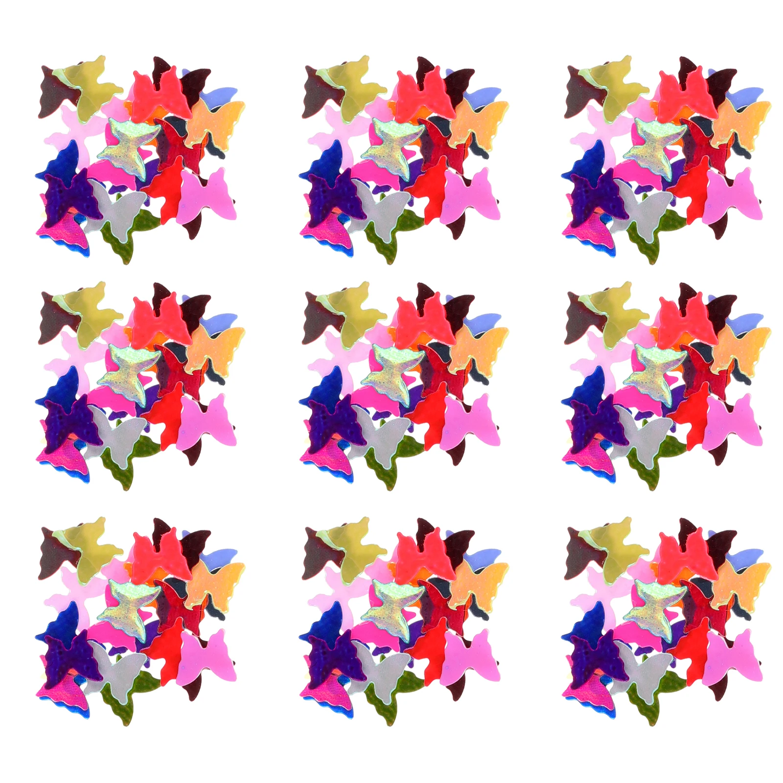 مسمار الفن الديكور الفراشات الترتر يلمع ماكياج الترتر مانيكير لوازم صالون المنزل استخدام مسمار الفن الديكور