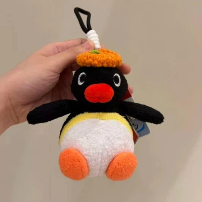 ピンクペンギンぬいぐるみキーホルダーかわいいペンギン人形バックパックペンダントクリエイティブ動物人形キーホルダー女の子クリスマスバッグアクセサリー