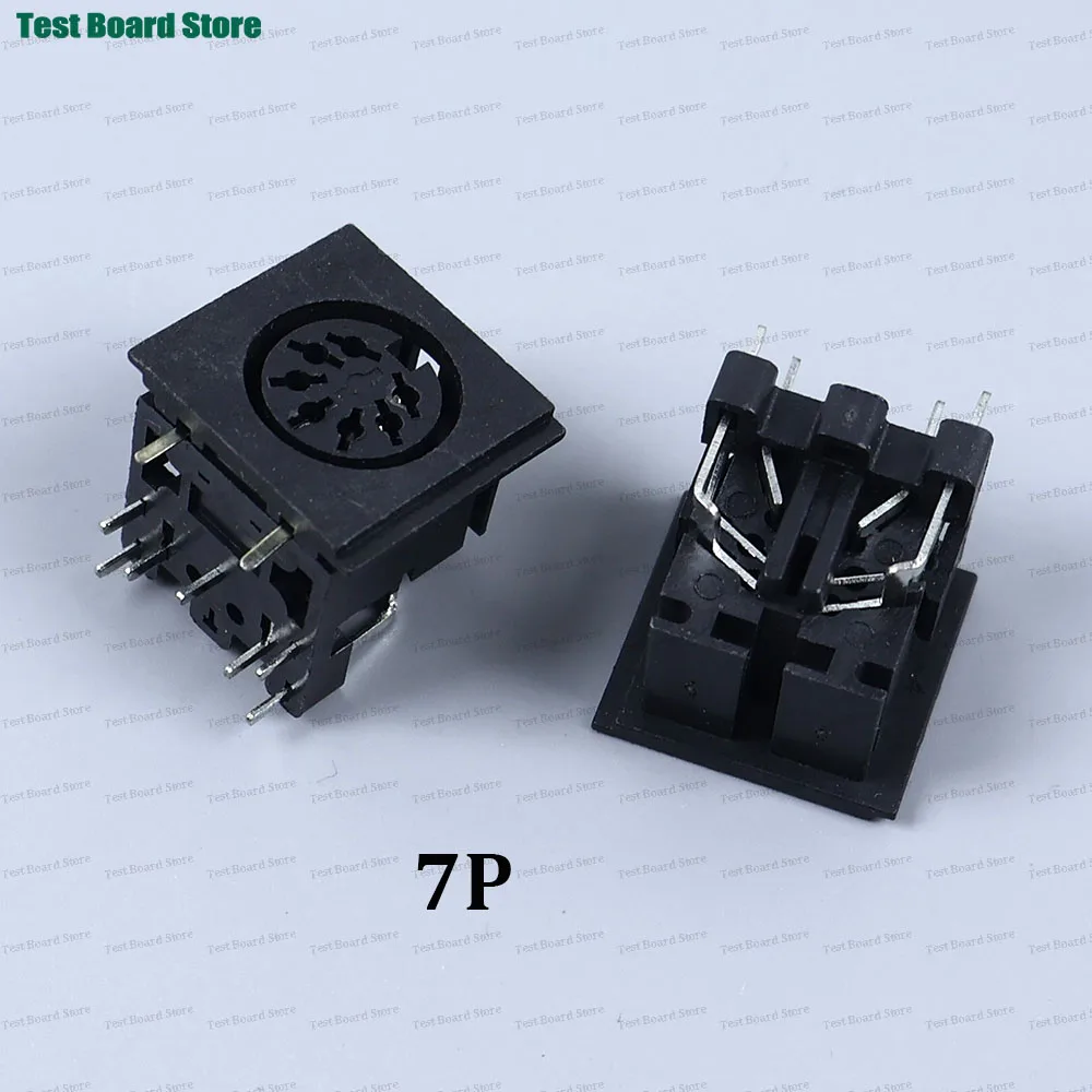 5/10/20 Stück Große S-Terminal DIN4 DIN5 DIN6 DIN7 DIN8 Buchsensteckverbinder 4P/5P/6P/7P/8P PCB Panelmontage – Detail 7