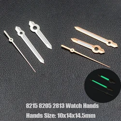 Silver Gold Rose Gold Hands For Watches Miyota 8215 8205 Watch Hands Fit For 8215 8205 2813 Watch Movement Pointer Spare Parts