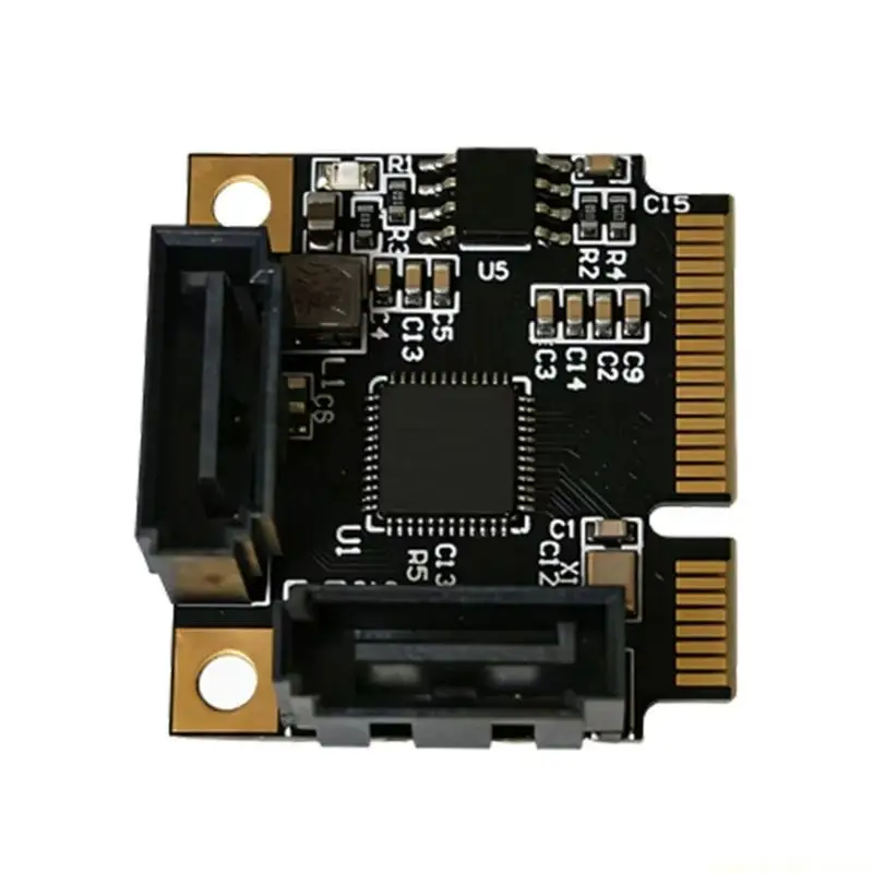 Mini PCIE to 2 Port SATA3.0 Expansion Card PCIE to SATA3.0 Expansion Controller