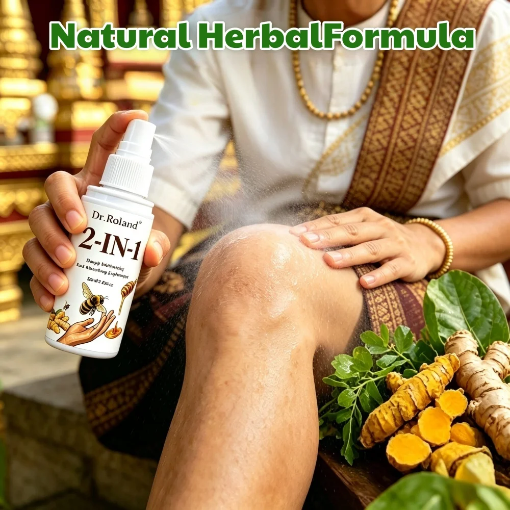 Upgraded Bee Venom & Glucosamine Joint Spray Fast Absorb Non-Greasy Arnica Turmeric Deep Moisturizing Relieve Joint Discomfort