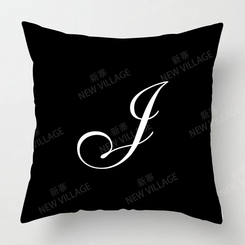 Nordic fall home decor autumn throw pillow case sofa Cushion cover velvet modern 45x45cm 45*45 50x50 60x60 40x40 50*50 letter