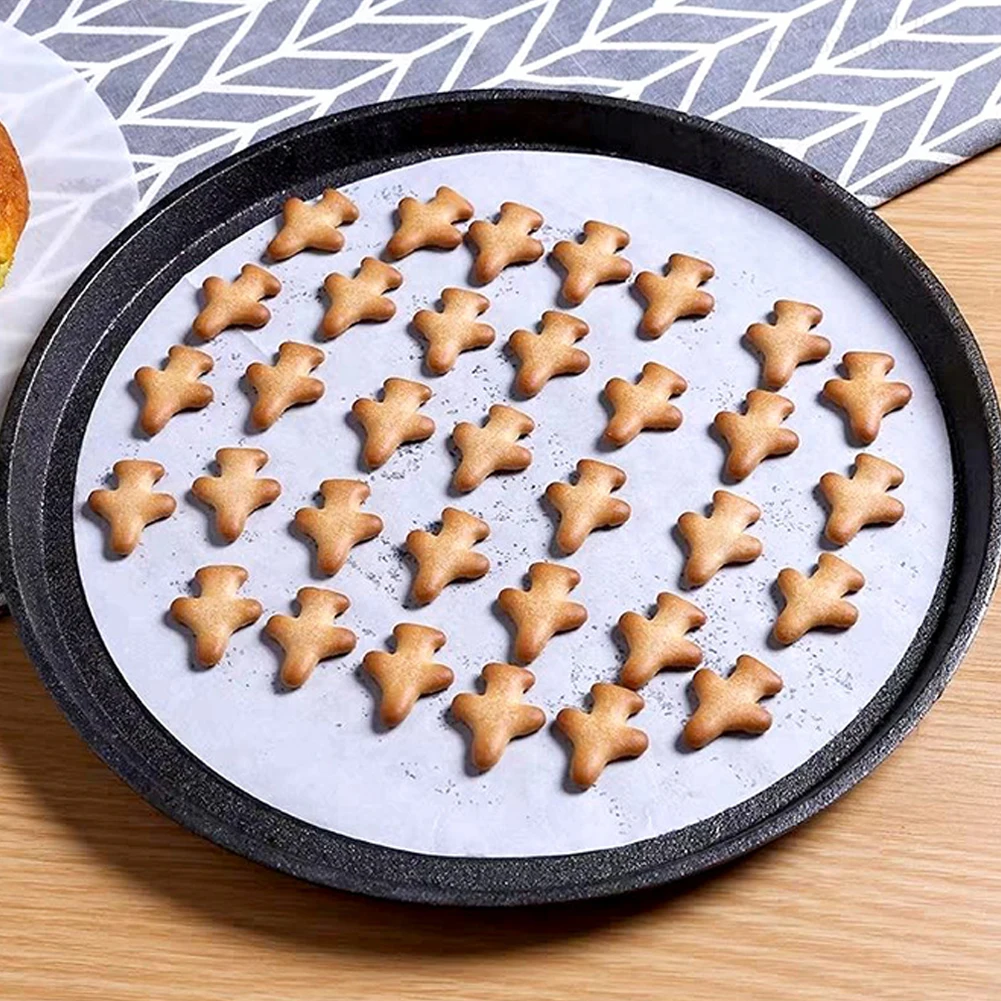 

Новая практичная высококачественная бумага для выпечки, пергаментная подкладка, формы для выпечки, 100 шт., аксессуары для фритюрницы для барбекю, гамбургера, торта