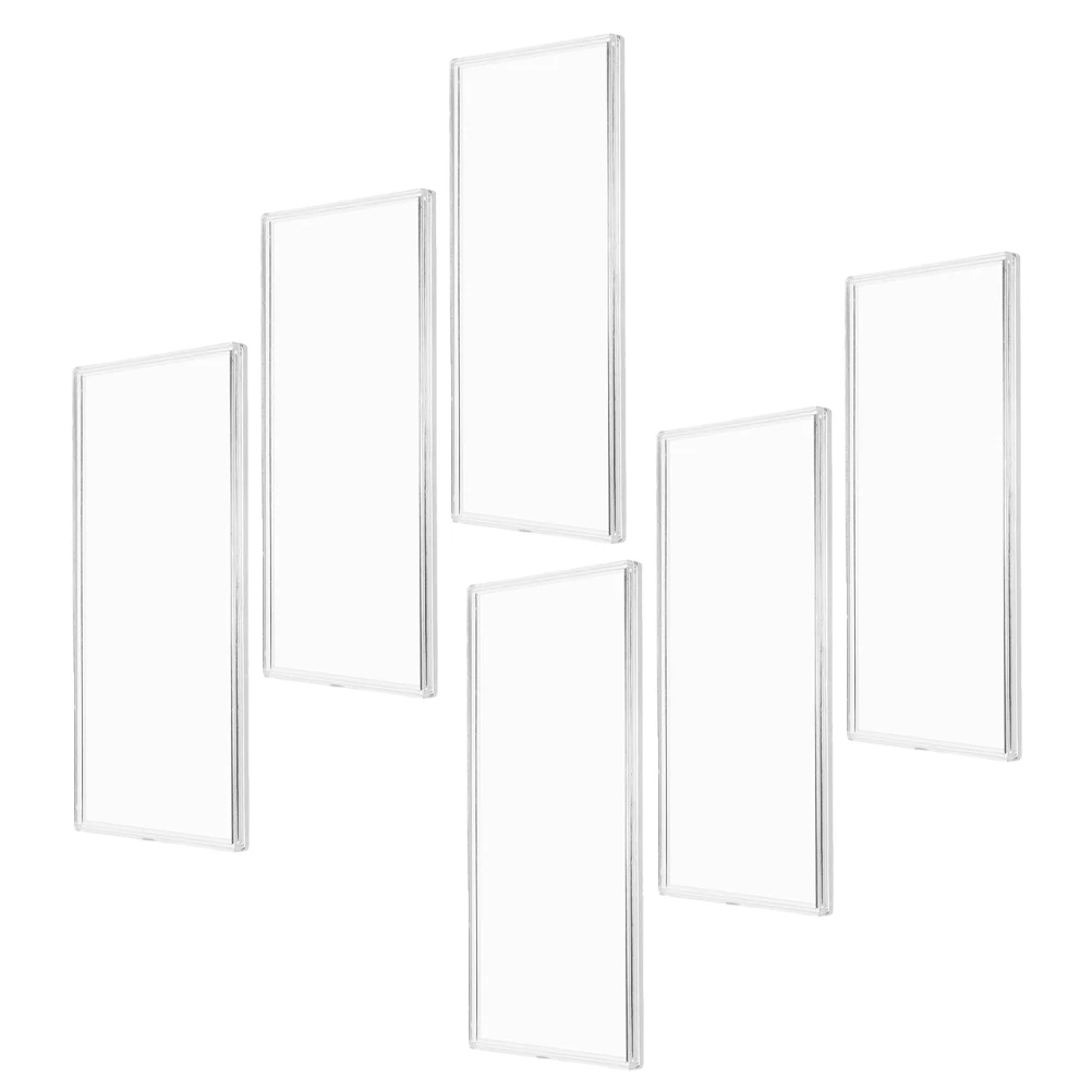 

6pcs Banknote Box Display Holders Cash ganizer Bills Case Case Portable Bill Holders