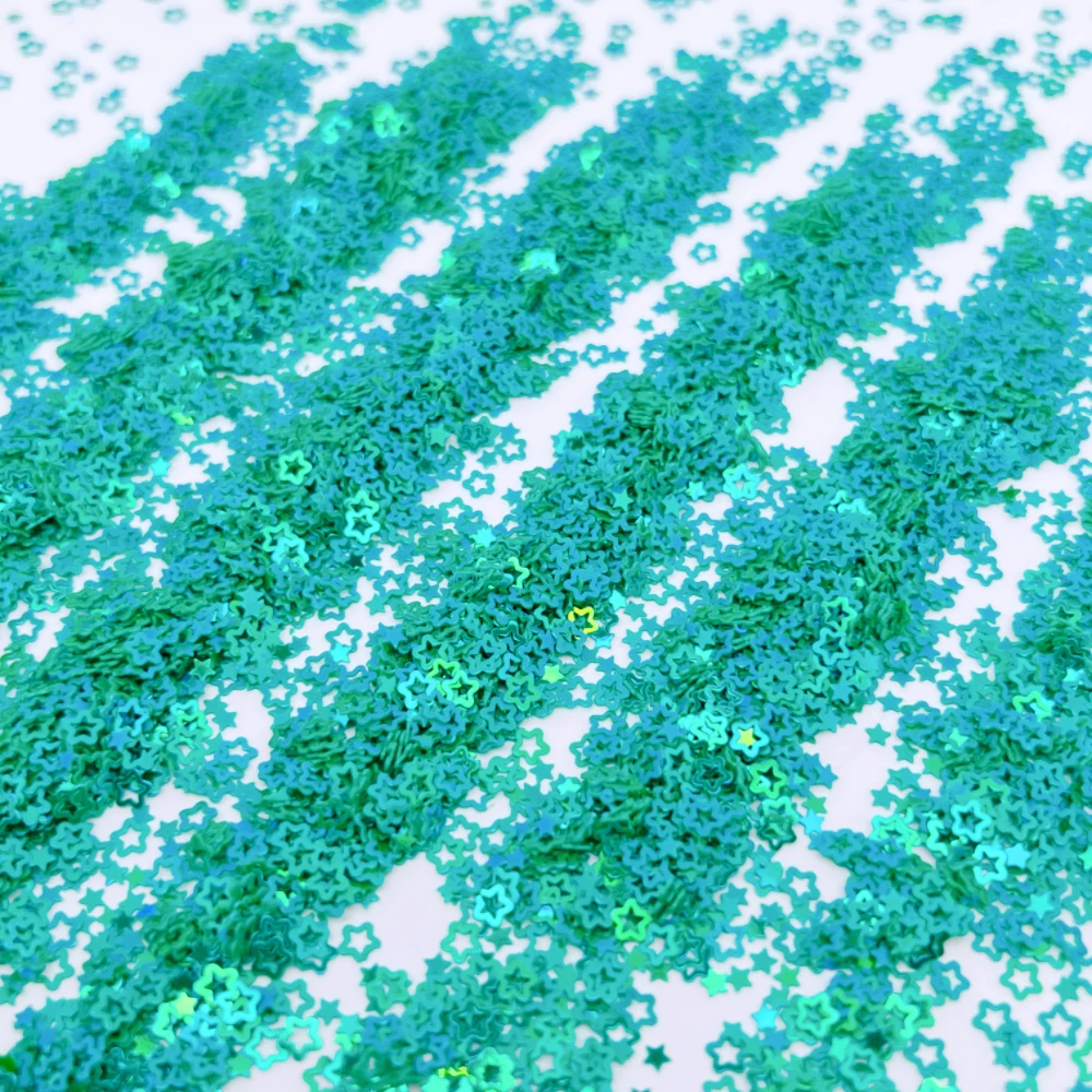 20g 4mm Holographic Star Dust with Colorful Paper Shreds for Slime Birthday Party Decorations Nail Art And DIY Crafts